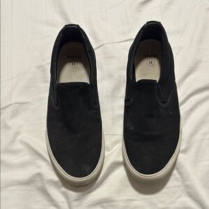 Hurley Black Loafers Slip-Ons Minimalist Design